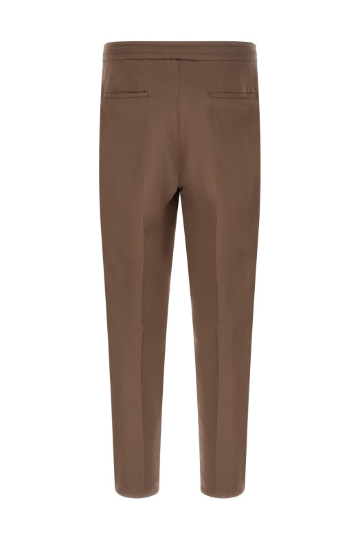 Linen trousers Brown