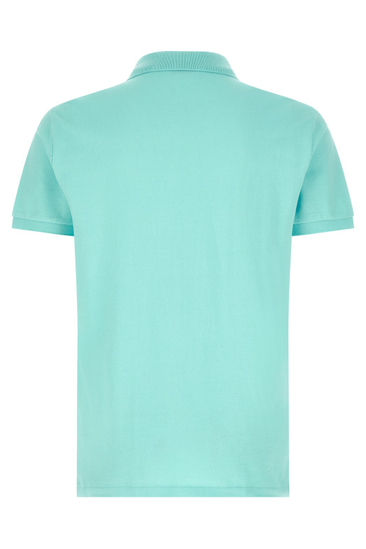 Logo embroidery polo shirt BLUE