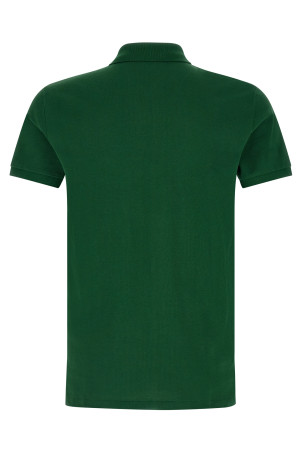 Logo embroidery polo shirt Green