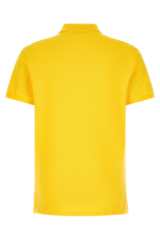 Logo embroidery polo shirt Yellow