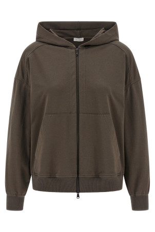 Monile hoodie Brown