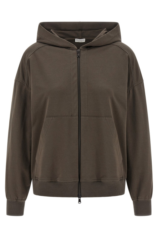 Monile hoodie Brown