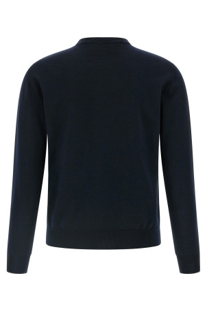 Valentino Garavani logo embroidery sweater Blue