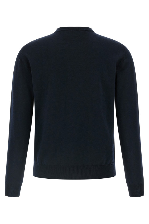 Valentino Garavani logo embroidery sweater Blue