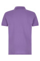 Logo embroidery polo shirt Purple