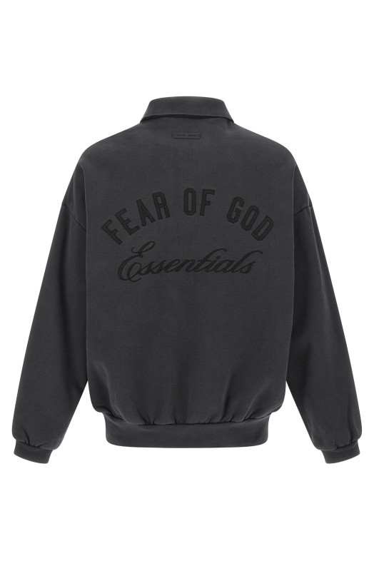 'Classic Fleece' polo shirt Black