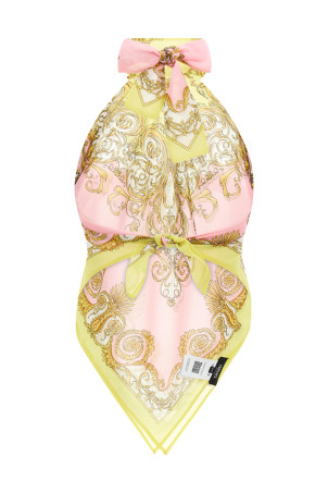 'Spring Barocco' scarf top Multicolor