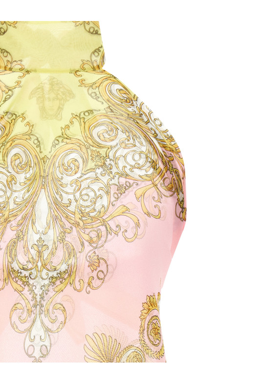 'Spring Barocco' scarf top Multicolor