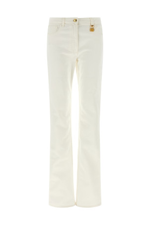 Jewel padlock jeans White