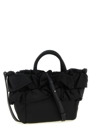 'Mini Shopper Ruffle' handbag Black
