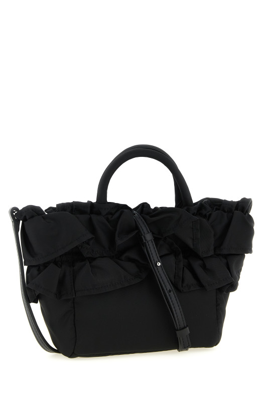 'Mini Shopper Ruffle' handbag Black