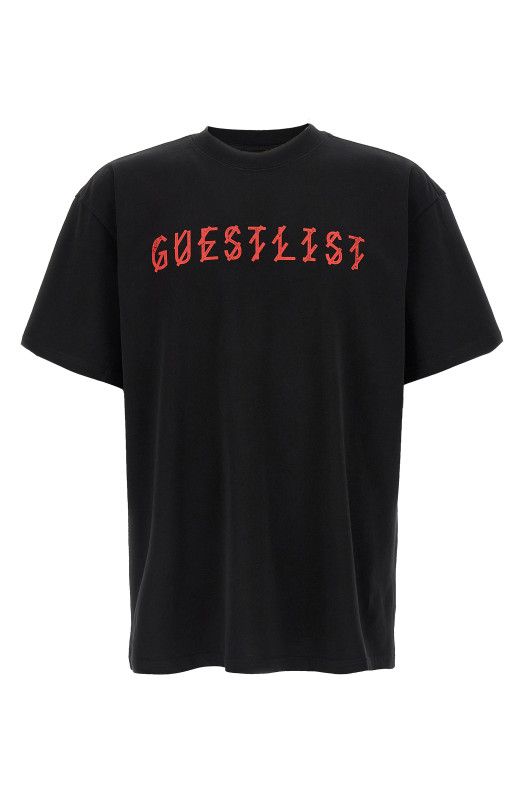 'Guestlist' t-shirt  Black