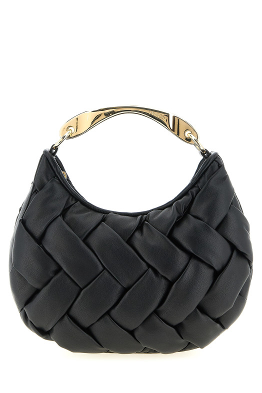 Weaved handbag Black