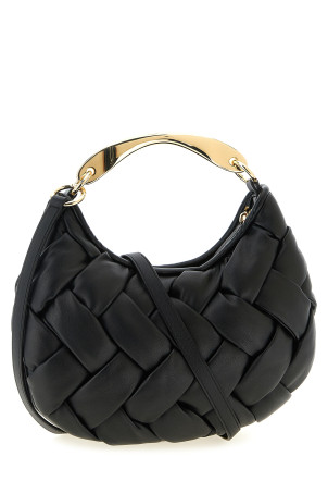 Weaved handbag Black
