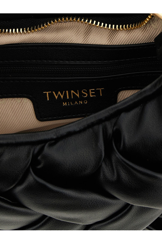 Weaved handbag Black