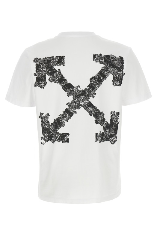'Heraldic Treshold Arrows' T-shirt Black-grey