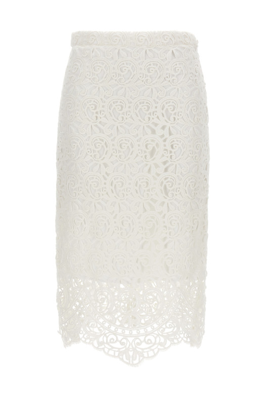 Мереживна спідниця Біла BURBERRY (8067787OPTICWHITE)
