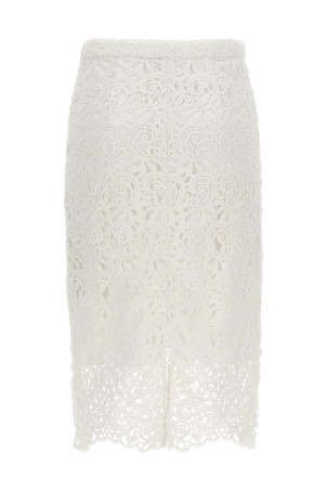 Мереживна спідниця Біла BURBERRY (8067787OPTICWHITE)