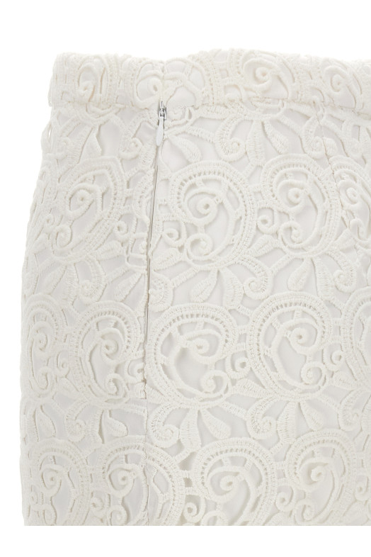 Мереживна спідниця Біла BURBERRY (8067787OPTICWHITE)