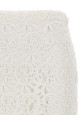 Кружевная юбка Белая BURBERRY (8067787OPTICWHITE)