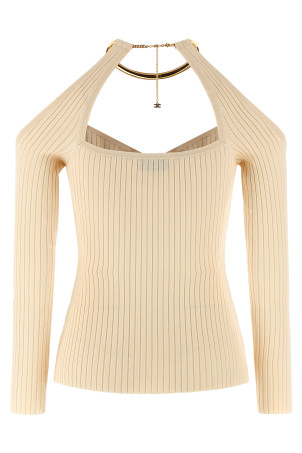 Necklace sweater Beige