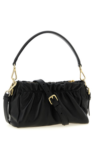 Leather shoulder bag Black