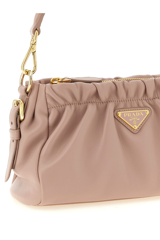 Nappa crossbody bag Pink