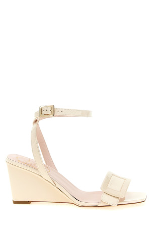 'Belle Vivier' sandals White