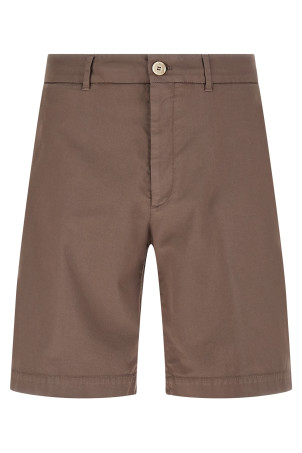 American Pima cotton bermuda shorts Brown