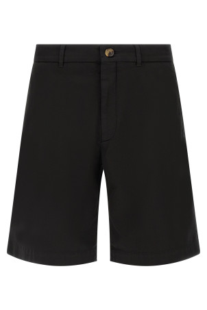 American Pima cotton bermuda shorts Black
