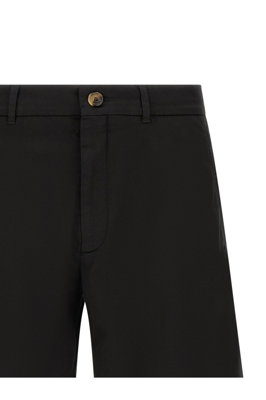 American Pima cotton bermuda shorts Black