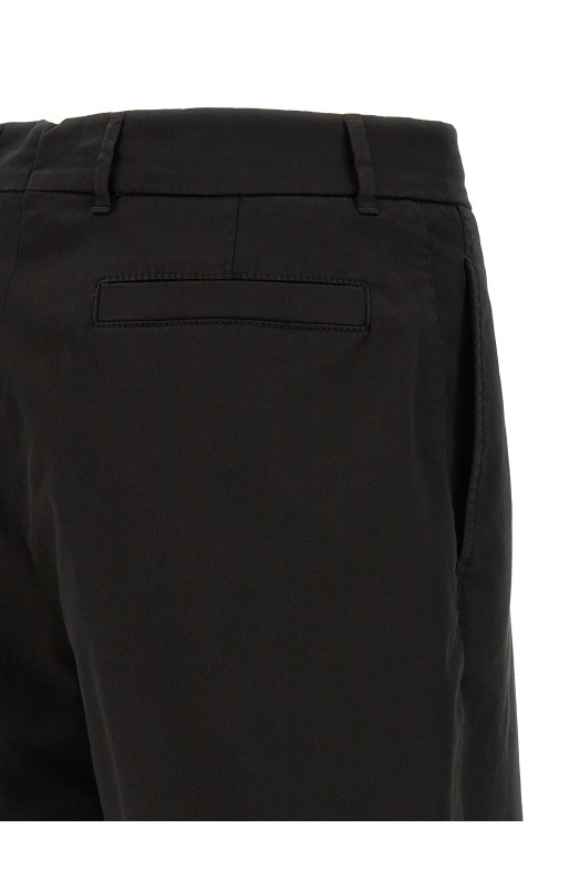 American Pima cotton bermuda shorts Black