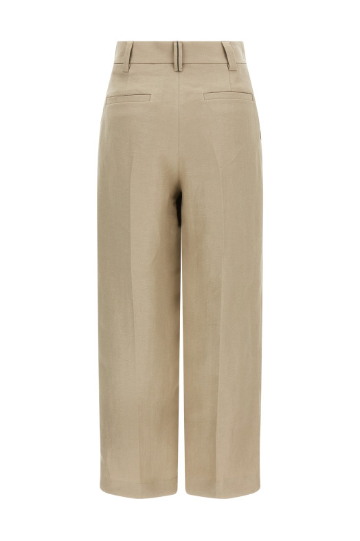 Linen trousers Beige