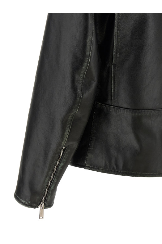 'Bad Boy' biker jacket Black