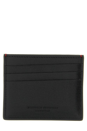 Heraldic coat of arms card holder Black