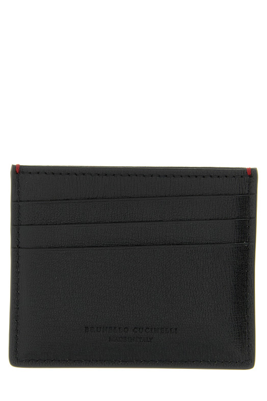 Heraldic coat of arms card holder Black