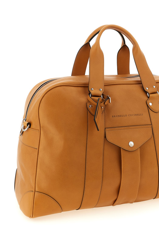 'Travel' duffel bag Brown