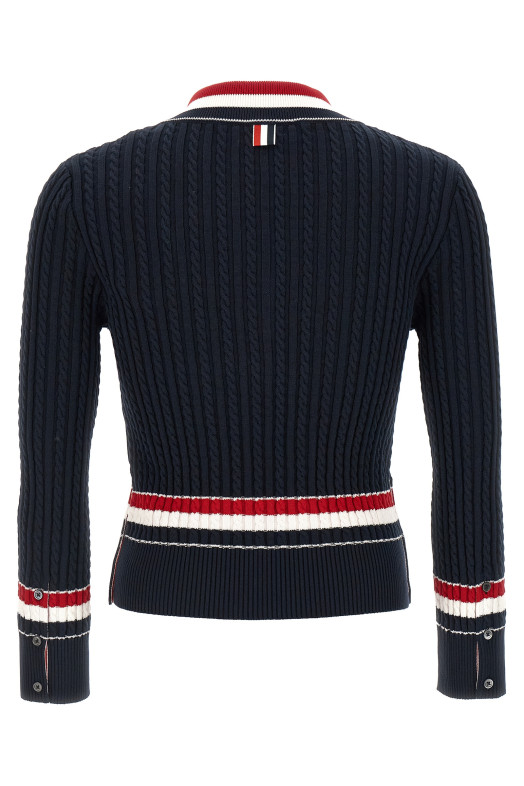 RWB intarsia sweater Blue