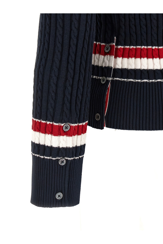 RWB intarsia sweater Blue