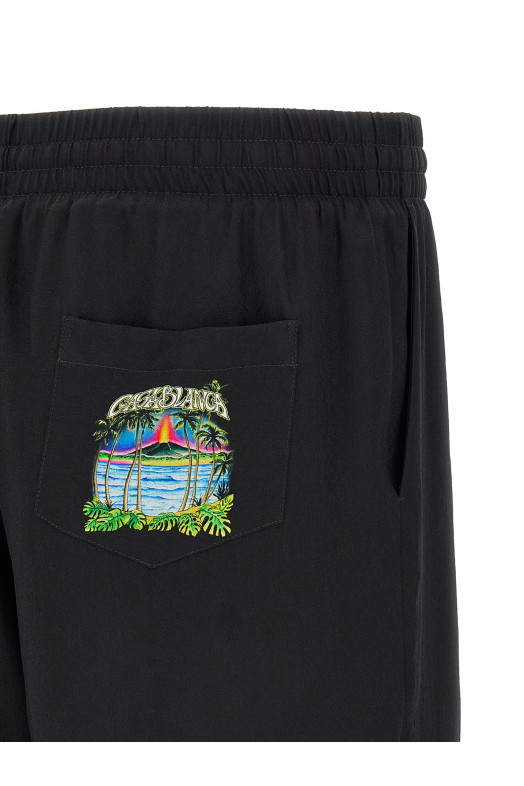 'Volcano' bermuda shorts Black