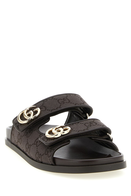 'Doppia G' slides Brown