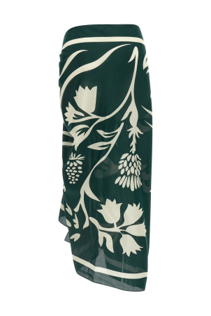 'Mandapa' sarong skirt Green