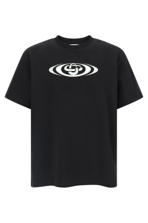 'Warped Logo' T-shirt Black