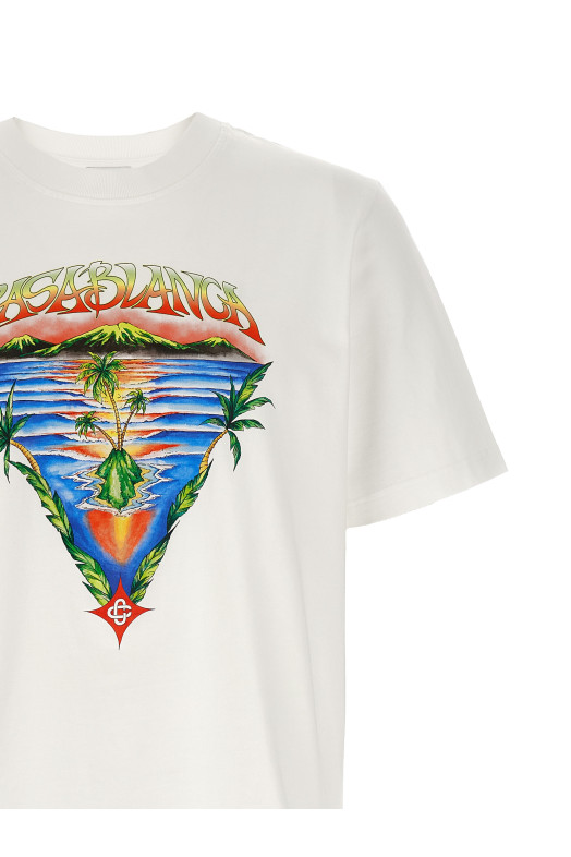 'Innocence Triangle' T-shirt White