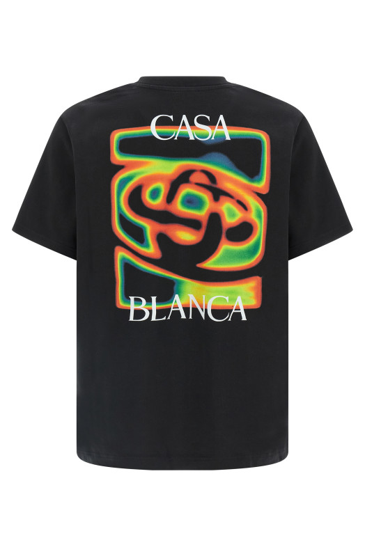 'Heat Map Logo' T-shirt Black