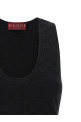 GG jacquard tank top Black