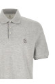 Logo piqué polo shirt Gray