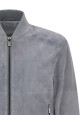Suede jacket Gray