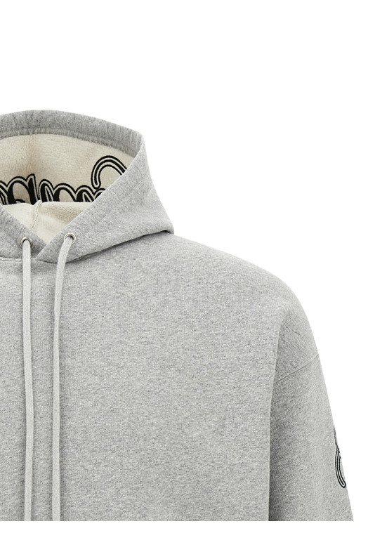'Cursive' hoodie Gray
