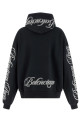 'Cursive' hoodie Black